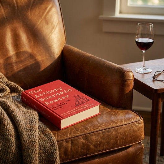 The Anthony Bourdain Reader - reading chair